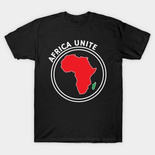 Africa Unite Red and Green T-Shirt